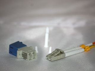 LC Duplex Stecker